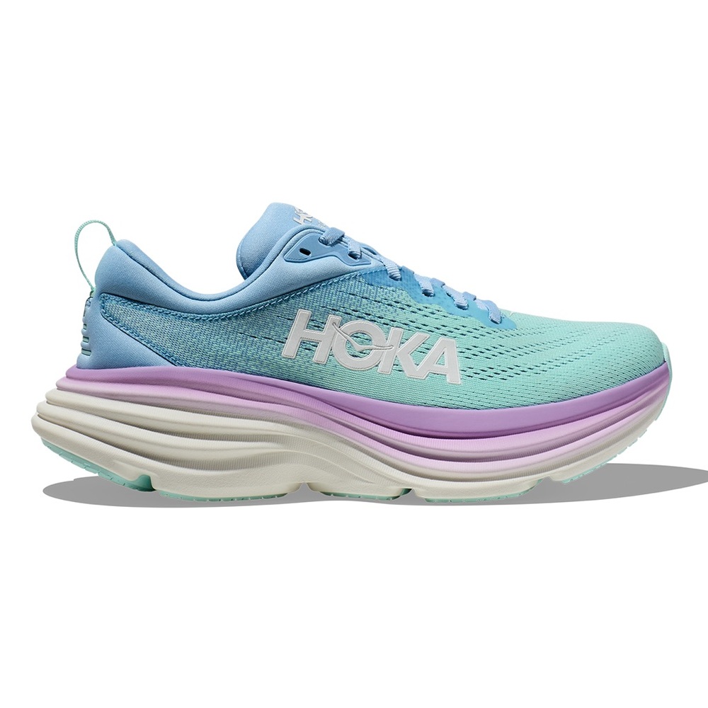 Hoka Bondi 8- Color: Airy Blue - Sunlit Ocean